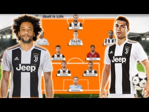 Juventus Potential Lineup 2018/2019 With Cristiano Ronaldo , Marcelo , Emre Can