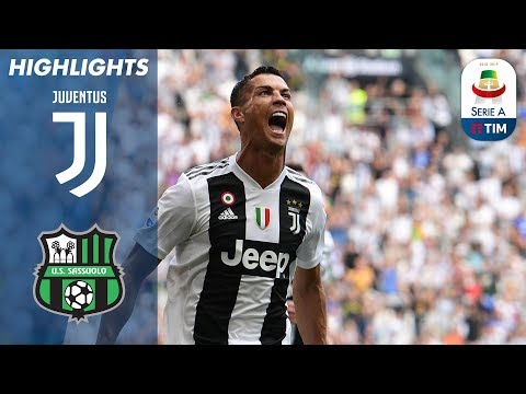 Juventus 2-1 Sassuolo | Ronaldo Scores First Juventus Goals | Serie A