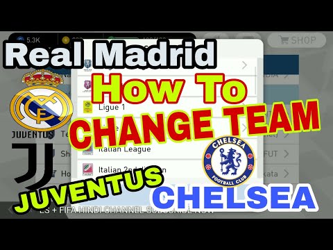 How To Change Teams In PES 2018 Mobile Real Madrid,Juventus,Chelsea Etc All Need To Know