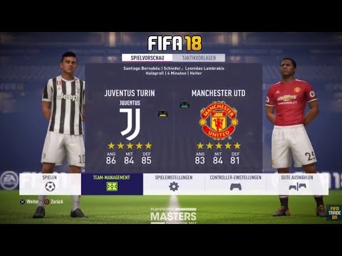 FIFA 18 | Juventus vs Manchester United | Full Match Gameplay,(PS4/XBOX ONE) HD 1080p 60FPS