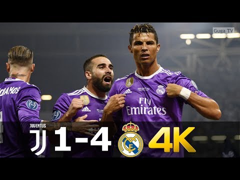 Juventus vs Real Madrid 1-4 – UHD 4k – UCL Final 2017 – Full Highlights (English Commentary)