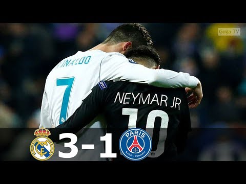 Real Madrid vs Paris Saint Germain 3-1 – UCL 2017/2018 – Highlights (English Commentary) HD