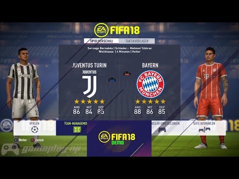FIFA 18 Demo | Juventus vs Bayern Munich | Gameplay [ Ultra HD ]