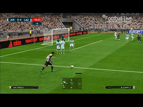 PES 2017 | FINAL | Juventus vs Lazio | Free Kick Goal & Full Match | Gameplay PC