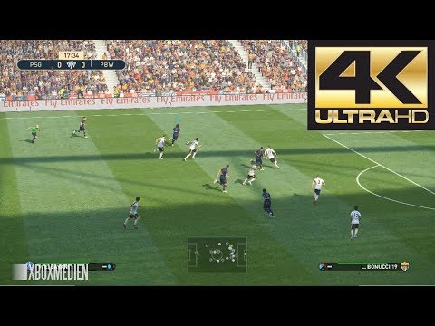 PES 2019 4K 60 FPS Amazing Realism LIVE Broadcast Camera PSG vs Juventus