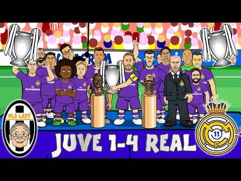 JUVE 1-4 REAL MADRID! Real Duodecima! Real win the Champions League! (Parody Goals & Highlights)