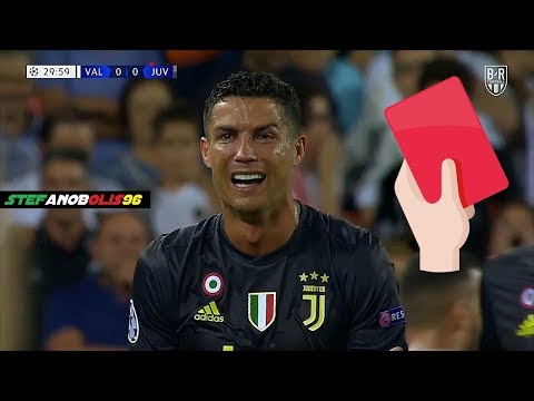 Cristiano Ronaldo ? Espulsione \ Red Card \ Expulsado ⚽ Valencia VS Juventus 0-2 ⚽ HD