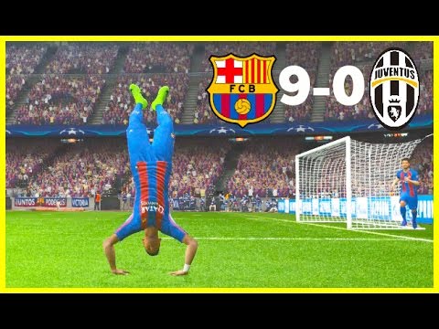 PES 2017 | BARCELONA VS JUVENTUS | UEFA Champions League Quarter Final | Gameplay PC