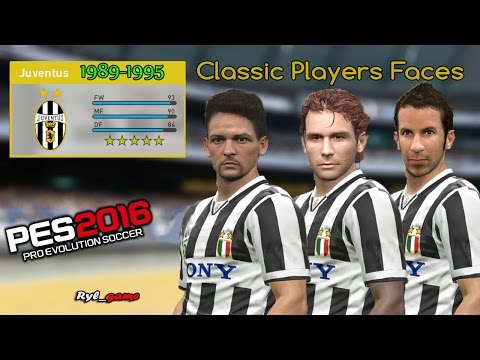 Juventus Classic Players Faces / PES2016