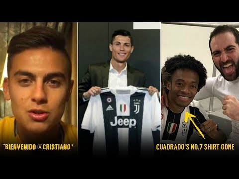 Reaction of Juventus Players on Cristiano Ronaldo Transfer | ft. Dybala, Cuadrado, Higuain