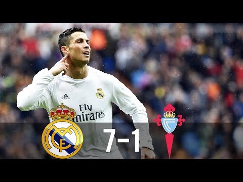 Real Madrid vs Celta Vigo 7-1 – All Goals & Extended Highlights – La Liga 05/03/2016 HD