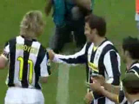 L’ Addio di Pavel Nedved al calcio – Juventus vs. Lazio 2-0 – Torino 31/05/09