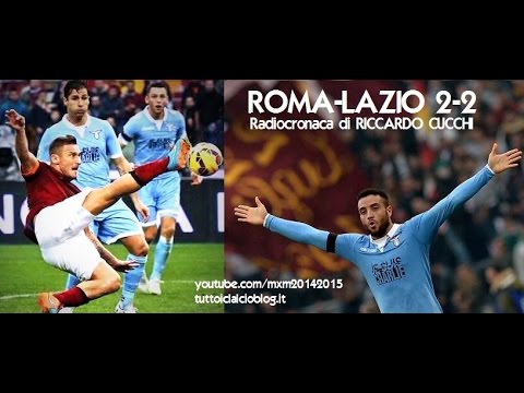 ROMA-LAZIO 2-2 – Radiocronaca di Riccardo Cucchi (11/1/2015) da Radiouno RAI