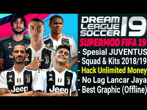 Download Dream League Soccer mod Juventus Kits & Squad Transfer 2018/2019 | Unlimited Money FIFA 19