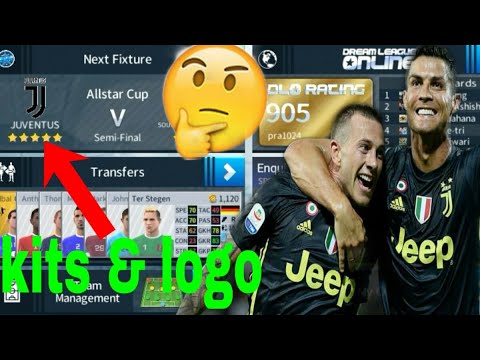 How to make Juventus new Kits & Logo 2018/19 | Dream League Soccer 2018