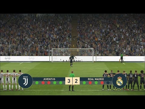 PES 2019 PENALTY SHOOTOUT : Juventus vs Real Madrid