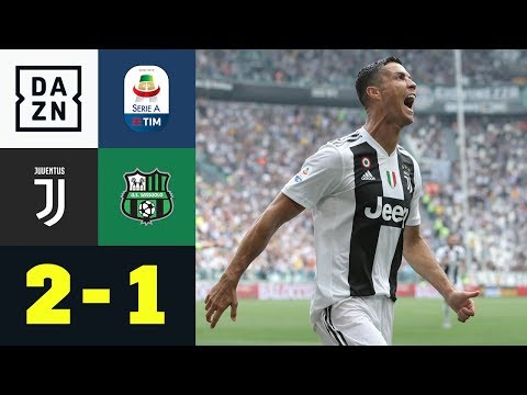 Cristiano Ronaldo mit Doppelpack, Douglas Costa flippt aus: Juventus – Sassuolo 2:1 | Highlights