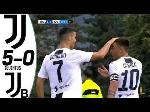 Juventus vs Juventus U21 5-0 – All Goals & Highlights – Cristiano Ronaldo DEBUT 12/08/2018 HD