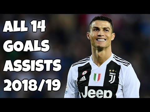 Cristiano Ronaldo All 14 Goals & Assists – Juventus 2018/19