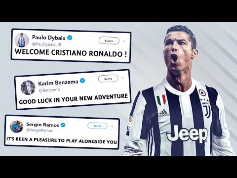 Players Reactions To Cristiano Ronaldo Transfer To Juventus