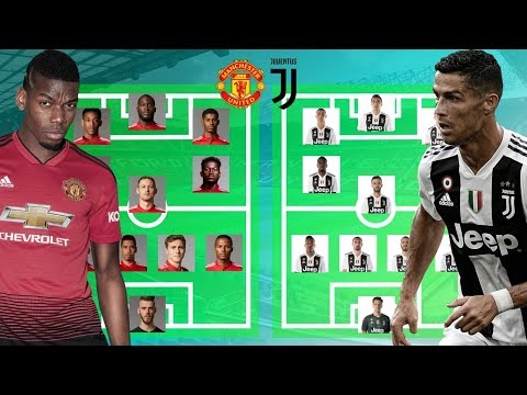 PREDICTED LINEUP MANCHESTER UNITED VS JUVENTUS I CHAMPIONS LEAGUE 2018/2019