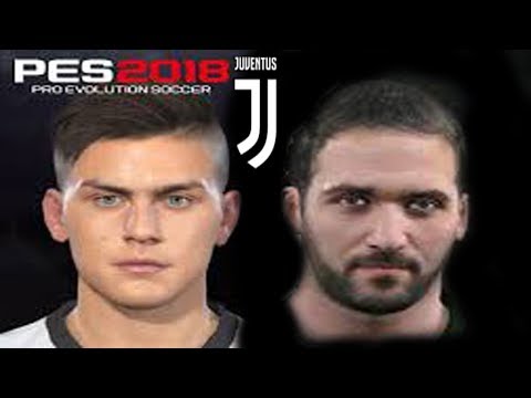 PES 2018 – Juventus Players Faces