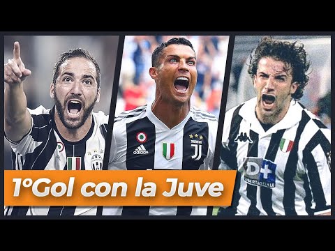 Primo Gol con la Juventus di Grandi Giocatori (HD)