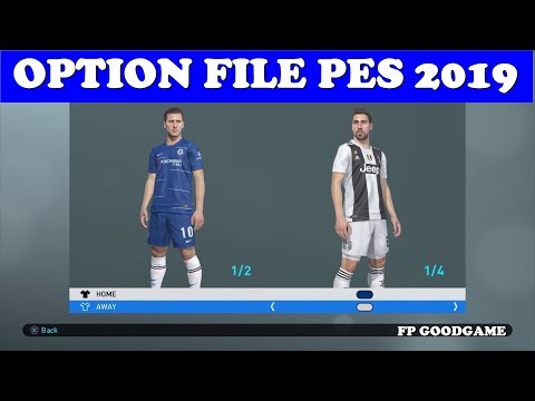 PES 2019 PS4 Option File V1 ( All logo , Kits Premier , Juventus and La Liga ,National Teams)