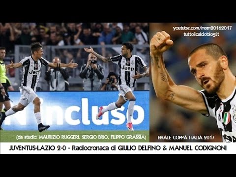 Juventus-Lazio 2-0 – Tutta la radiocronaca di Giulio Delfino & Manuel Codignoni – Coppa Italia 2017