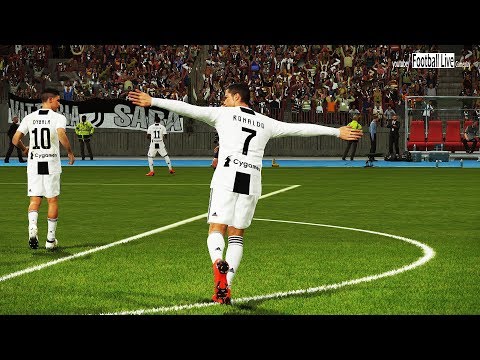 JUVENTUS FC vs LAZIO | C.Ronaldo amazing 2 goals | Full Match & Amazing Goals | PES 2018 Gameplay PC