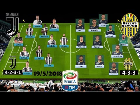 JUVENTUS vs VERONA Preview, Lineup Predicted 19/5/2018 Serie A [HD]