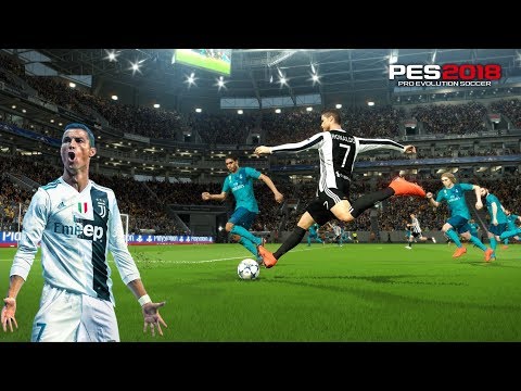 Ronaldo First Game for Juventus | PES2018 Gameplay Juventus vs Real Madrid