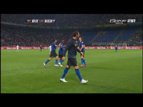 Inter – Lazio 2-0 Ibrahimovic goal