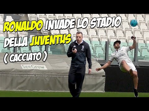 RONALDO INVADE lo STADIO della JUVE – Cacciato – ( Ronaldo alla Juventus )