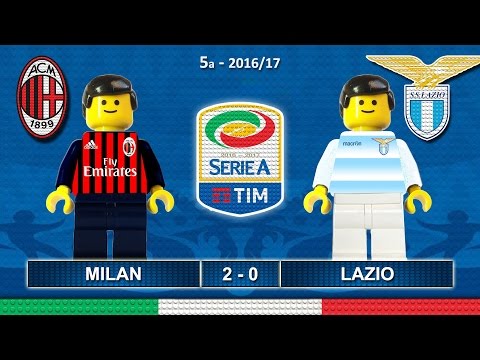 Milan Lazio 2-0 • Serie A 2017 (20/09/2016) goal highlights sintesi Lego Calcio