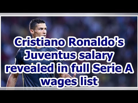 Cristiano Ronaldo’s Juventus salary revealed in full Serie A wages list