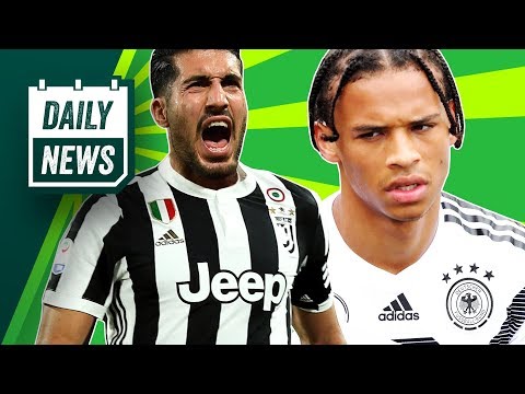 TRANSFERS + BREAKING WORLD CUP NEWS: Emre Can signs for Juventus + Sané is dropped from Germany!