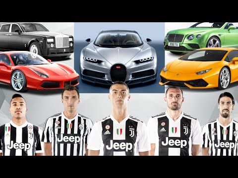 Juventus Players and Their Cars 2018 ✮