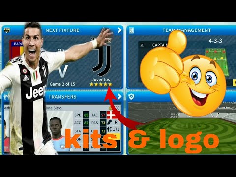 How To Create Juventus Team 2019 Kits & Logo | Dream League Soccer 2019