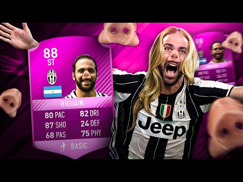 HIGHEST RATED JUVENTUS PINK PIGGY HIGUAIN SQUAD IN FIFA 17! FIFA ULTIMATE TEAM