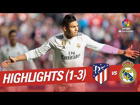 Highlights Atletico de Madrid vs Real Madrid (1-3)