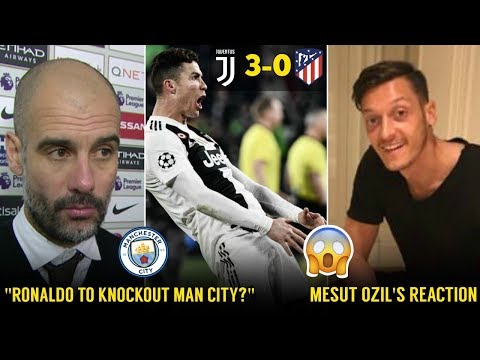 Players Reaction To Cristiano Ronaldo's Hat-trick In Juventus vs Atletico Madrid 3-0