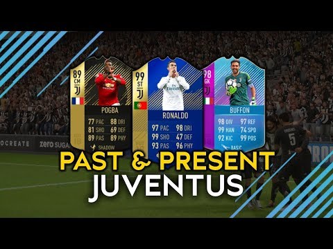 PAST AND PRESENT JUVENTUS SQUAD BUILDER!!! FIFA 18 Ultimate Team