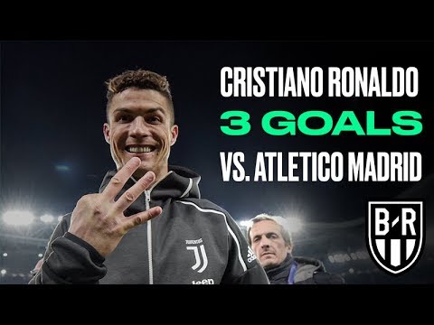 Cristiano Ronaldo Hat-Trick for Juventus vs. Atletico Madrid in 2018/19 Champions League Last 16