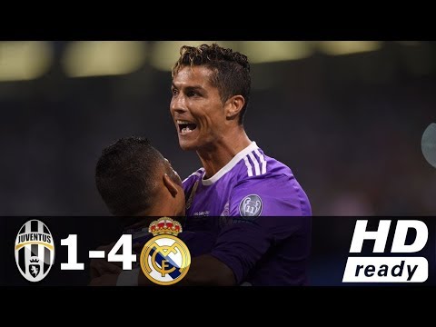 Juventus vs Real Madrid 1-4 – UHD 4k UCL Final 2017 – Full Highlights (English Commentary)