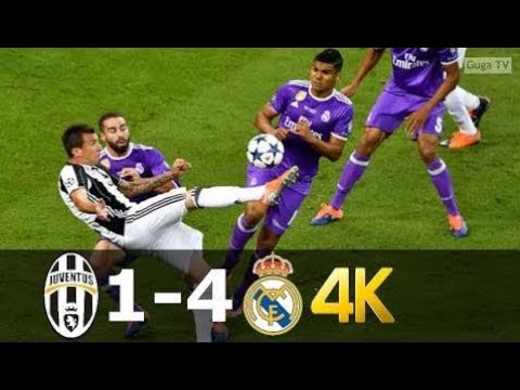 Juventus vs Real Madrid 1-4 – UHD 4k UCL Final 2017 – Full Highlights (English Commentary) |❤