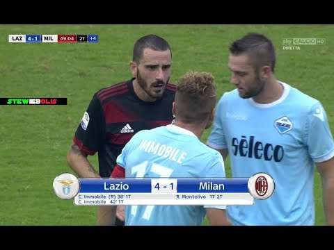 Leonardo Bonucci Vs Lazio ⚽ Affare Juventus o Affare Milan? ⚽ Lazio Vs Milan 4-1 ⚽ HD #Bonucci