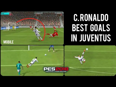 C.RONALDO Magic in Juventus – Amazing skills & goals in PES 2018 Mobile