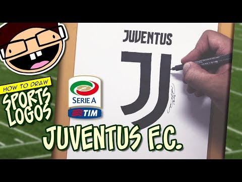 How to Draw the JUVENTUS F.C. Logo (Serie A Football League) | Narrated Easy Step-by-Step Tutorial