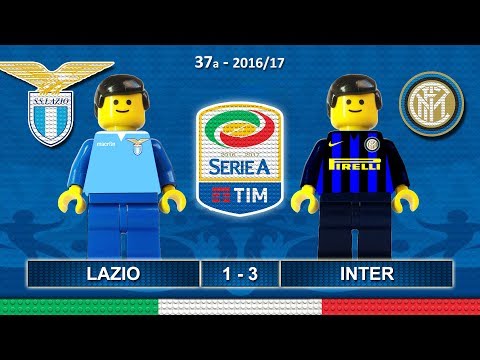 Lazio Inter 1-3 • Serie A 2017 (21/05/2017) Goals Highlights Lego Calcio • Sintesi